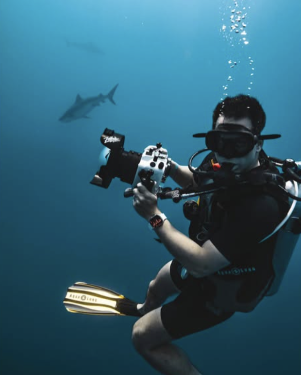 diving